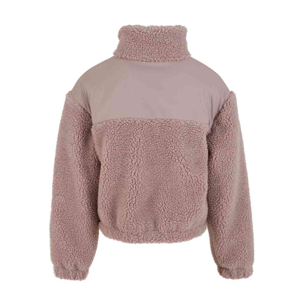 Urban Classics - Sherpa Mix Kinder Jacket - Roze